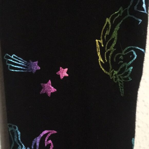 Wonder Nation Rainbow Unicorn Leggings: Size M (7/8) - Picture 4 of 5